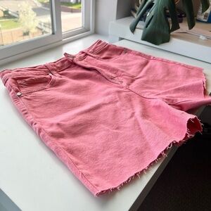 Just Black Jean Shorts | Light Pink | High waisted